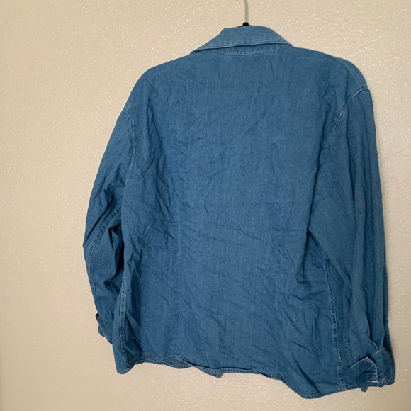 Vintage Eddie Bauer jean shirt - Picture 2 of 4